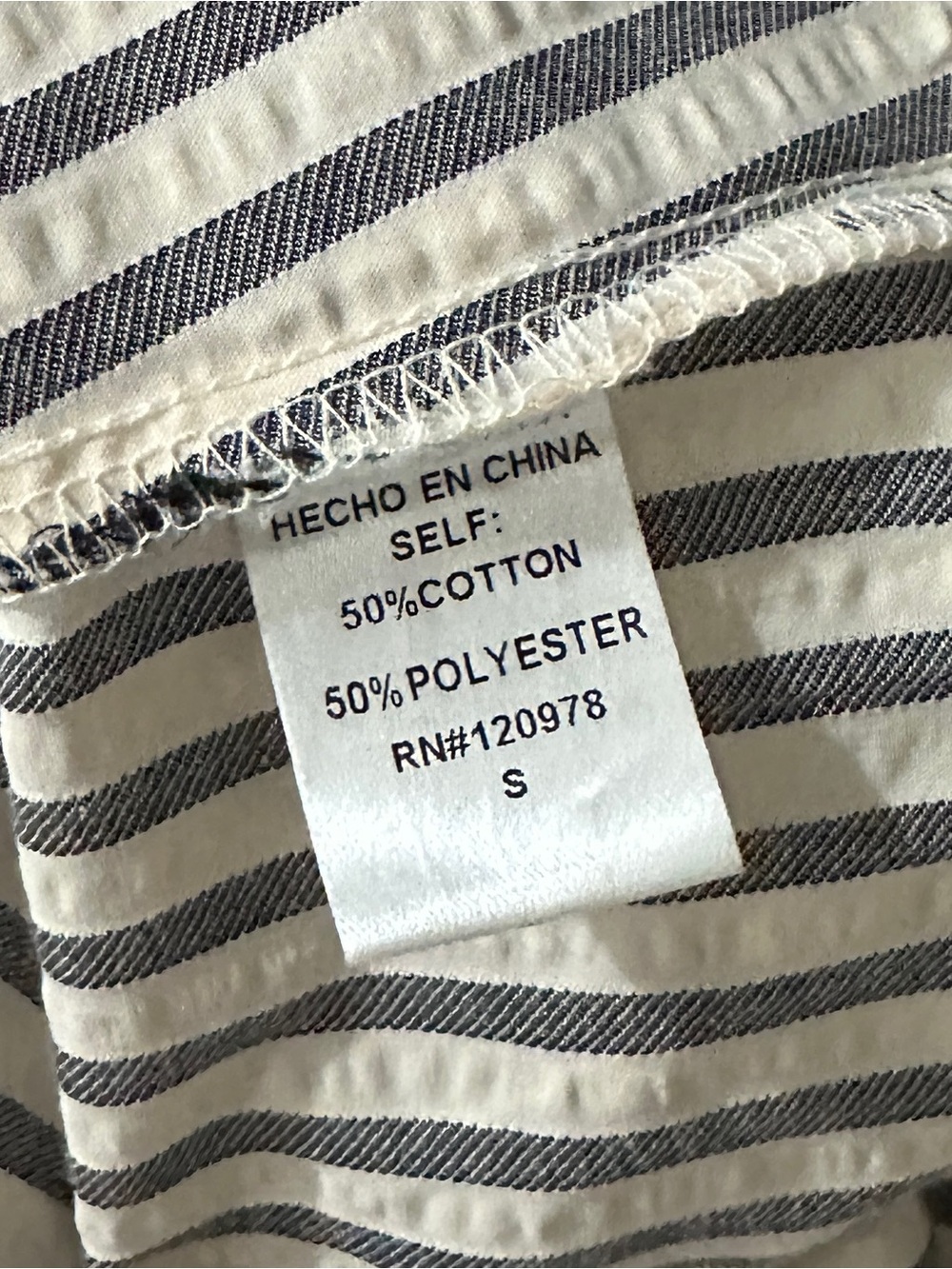 entro Black & Cream Striped Short-Sleeve Zip Polo - Picture 4 of 4